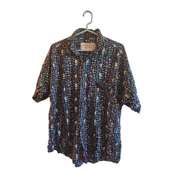 MAXX FM L button up short sleeve shirt - Picture 5 of 8